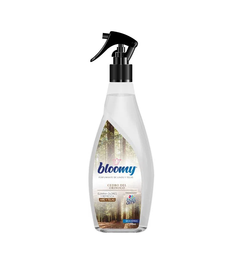 Perfume Para Telas Bloomy 250 ml Cedro Del Orinoco