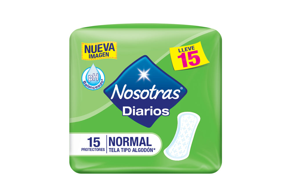 Protectores Higienicos Nosotras Normal 15 Unidades