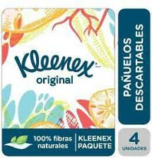 Pañuelos Kleenex Bolsillo 10 Pañuelos 4 Unidades Oferta