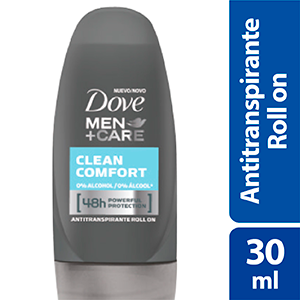 Desodorante Dove Roll On Hombre 30 ml Clean Comfort