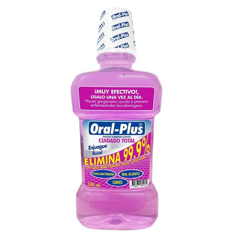 Enjuague Bucal Oral Plus 500ml Cuidado Total
