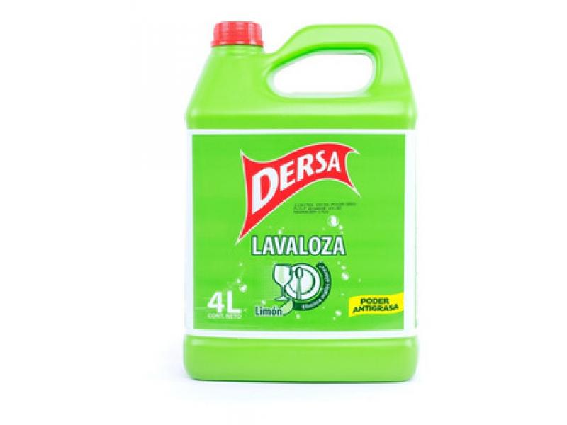 Lavaloza Liquido Dersa 4000 ml Limon