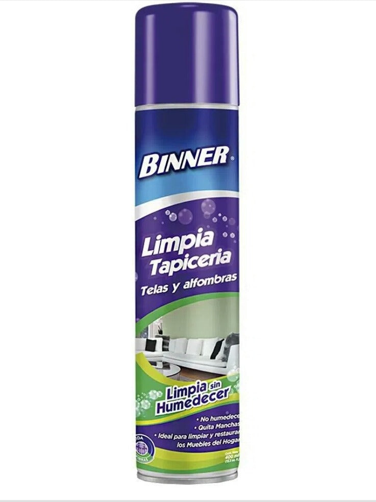 Limpiador Tapiceria Binner Espuma 400 ml Aerosol