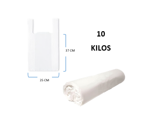 Bolsa Manija 10 kl x 100 Blanca