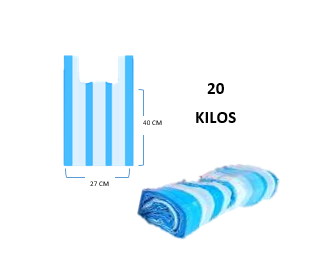 Bolsa Manija 20 kl x 100 Rayada