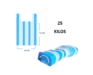 Bolsa Manija 25 kl x 100 Rayada