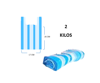 Bolsa Manija 2 kl x 100 Rayada