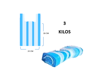 Bolsa Manija 3 kl x 100 Rayada