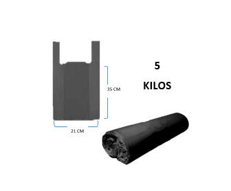 Bolsa Manija 5 kl x 100 Negra