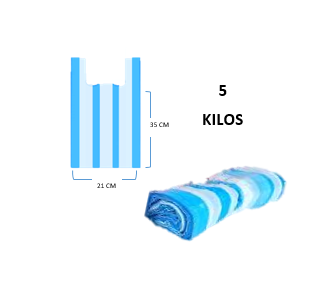 Bolsa Manija 5 kl x 100 Rayada