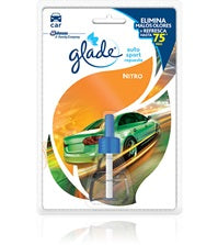 Ambientador Glade Auto Sport 7 ml Repuesto Nitro