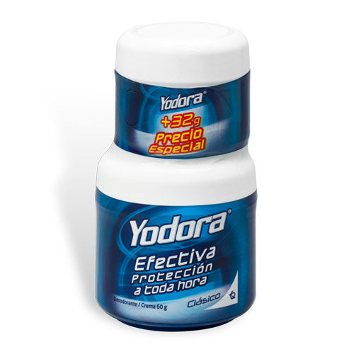 Crema Yodora 60 Gr + Crema Yodora 32 Gr 2 Unidades Clasico Oferta