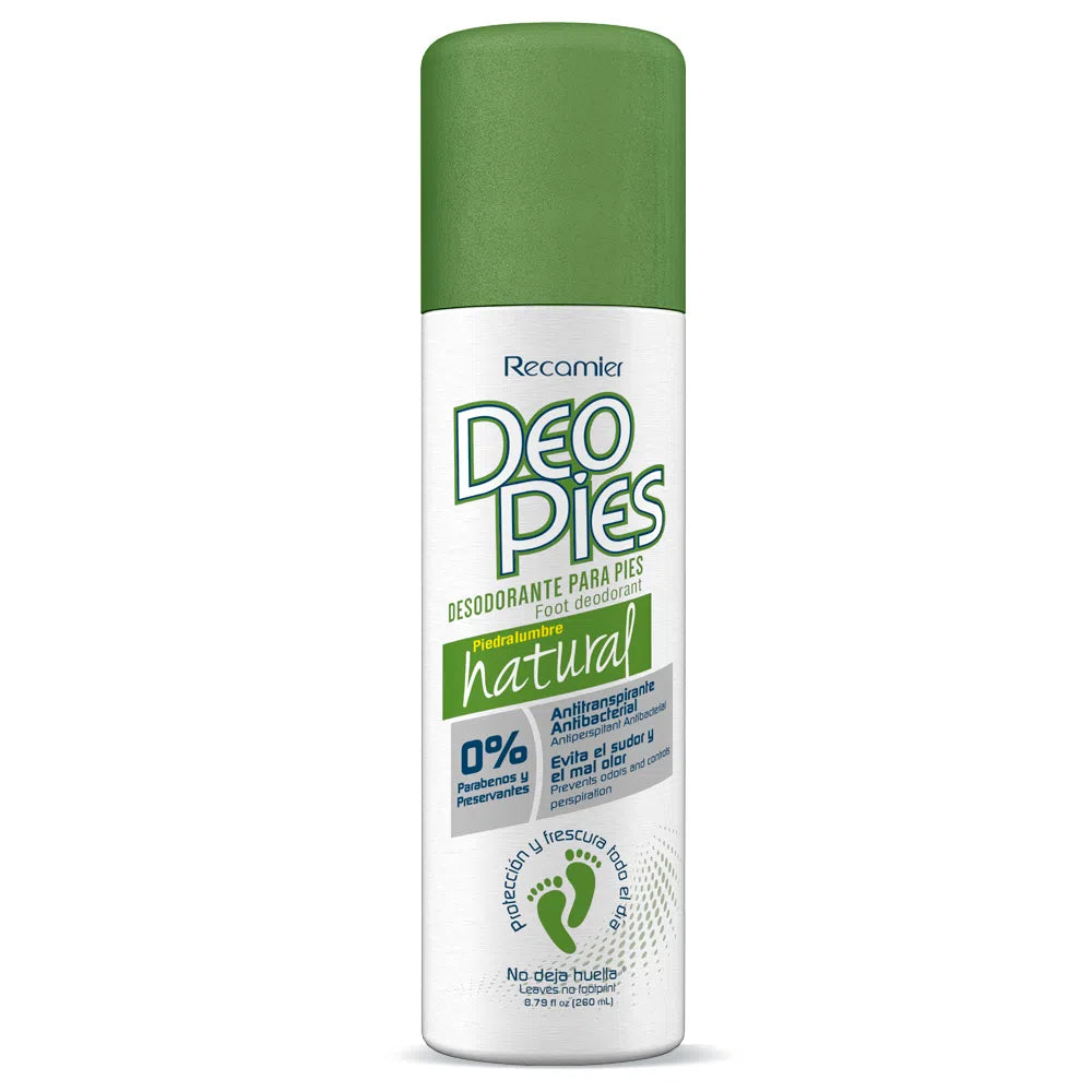 Talco Deo Pies Aerosol 260 ml Natural