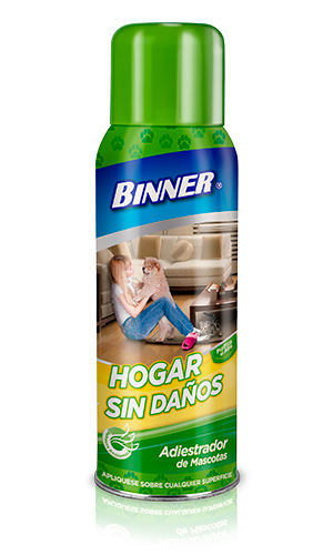 Adiestrador Mascotas Hogar Sin Daños Binner Aerosol 400 ml