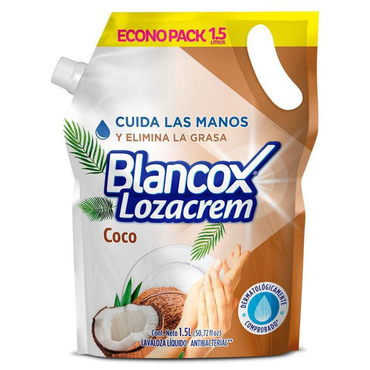 Lavaloza Liquido Blancox Lozacrem 1500 ml Coco Doypack