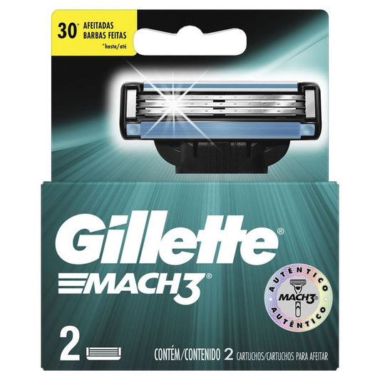 Repuesto Maquina Gillette Mach 3 2 Unidades