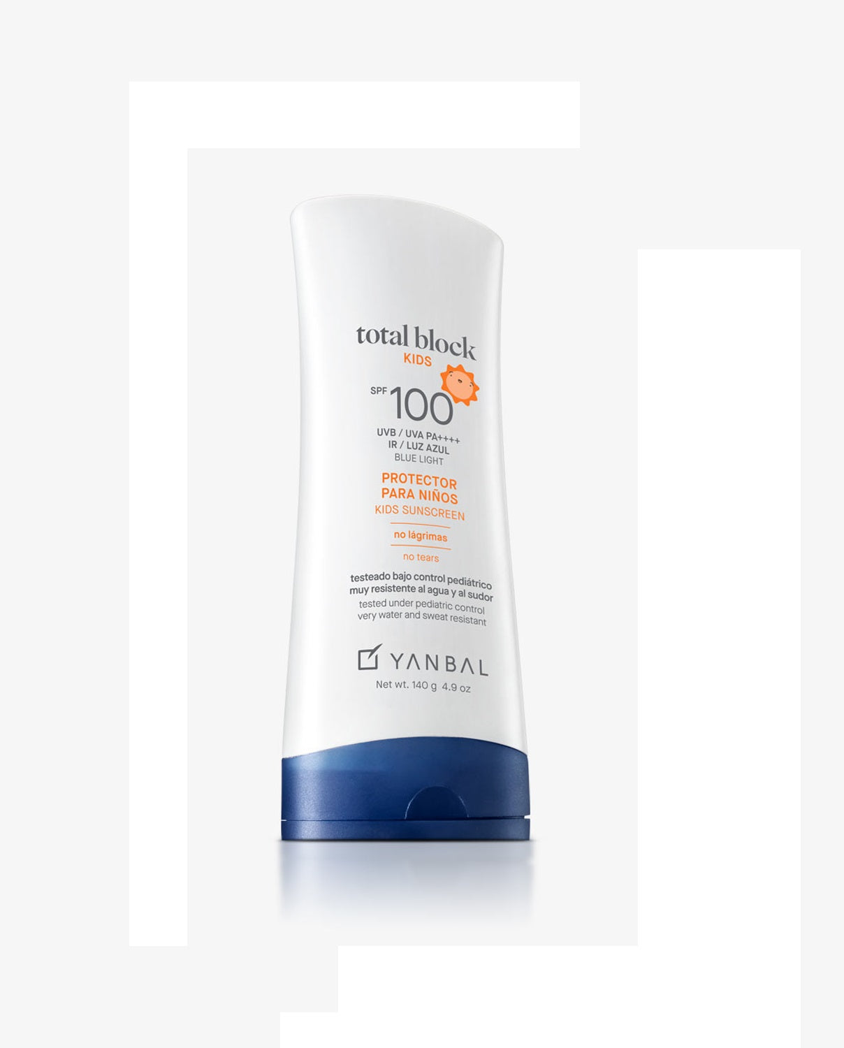 Protector Solar Yanbal Total Block SPF 100 Kids 140 Gr