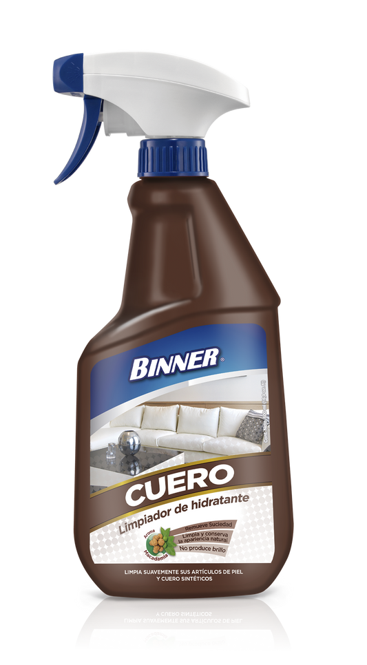 Limpiador Hidratante Binner Cuero 500 ml Pistola