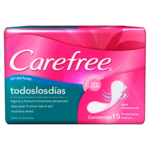 Protectores Carefree x 15 Brisa