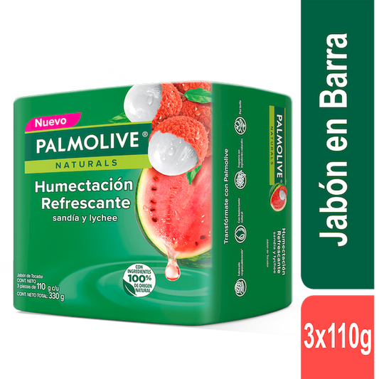 Jabon Palmolive 110 gr 3 Unidades Humectacion Refrescante Oferta