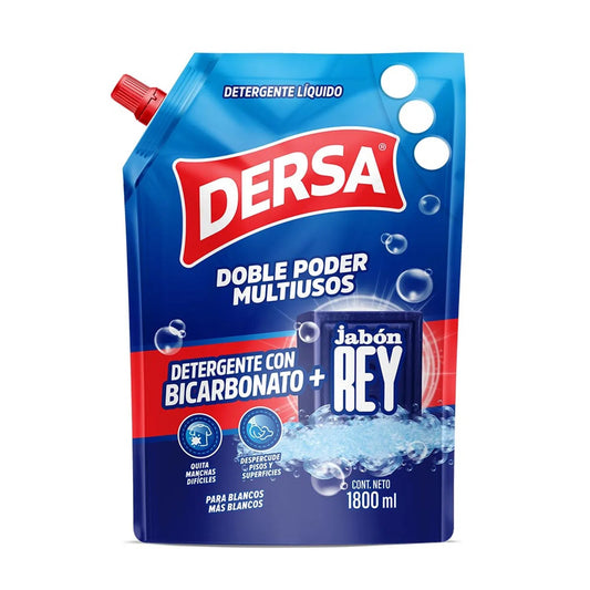 Detergente Liquido Dersa 1800 ml Jabon Rey