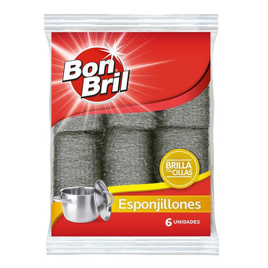 Esponja Brillo Bombril x 6 Lleve 8