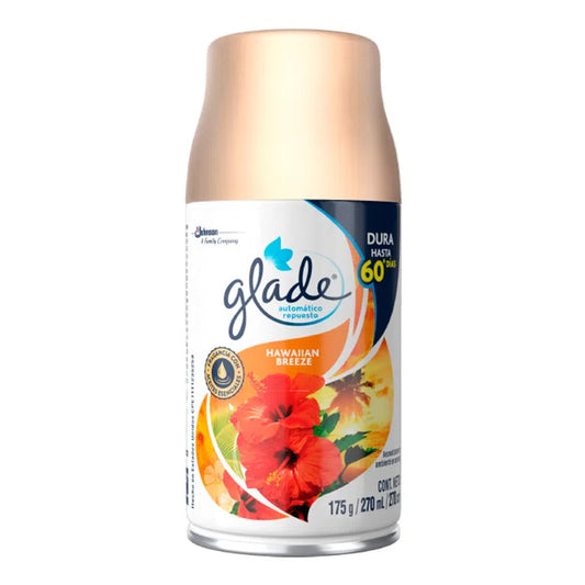 Ambientador Glade Automatico Repuesto 270 ml Hawaiian Brize