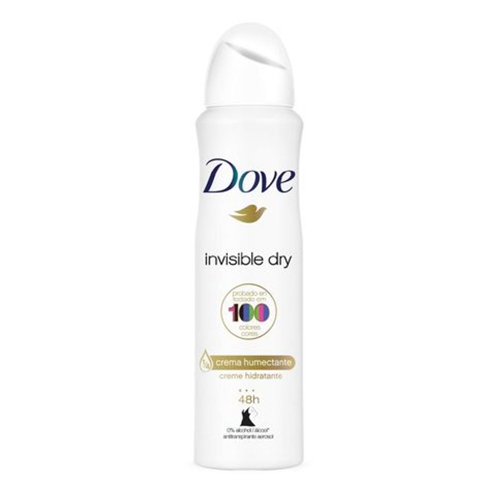 Desodorante Dove Aerosol 150 ml Invisible Dry