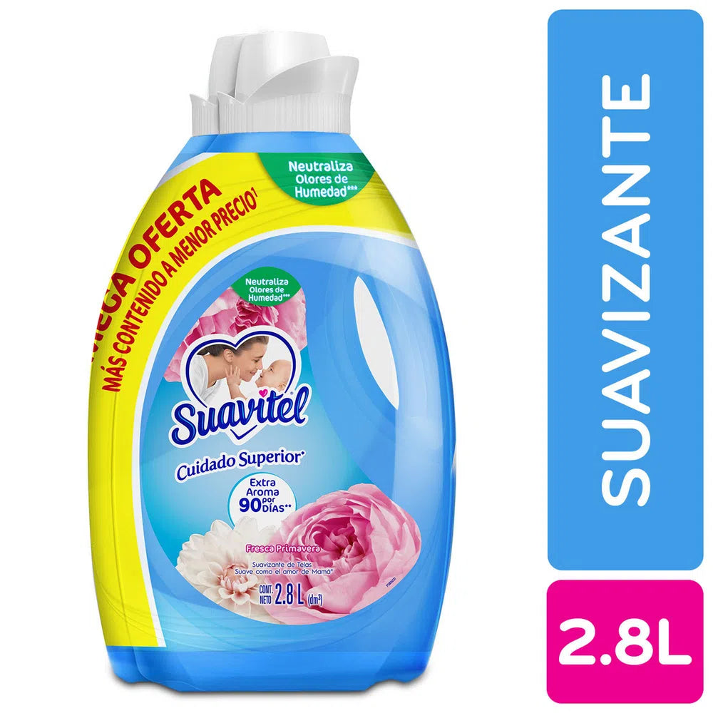 Suavizante Suavitel 2800 ml 2 Unidades Primavera