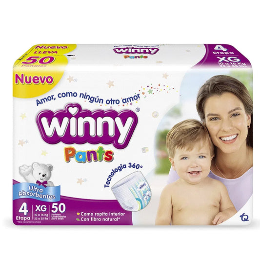 Pañal Winny Pants Etapa 4 50 Unidades