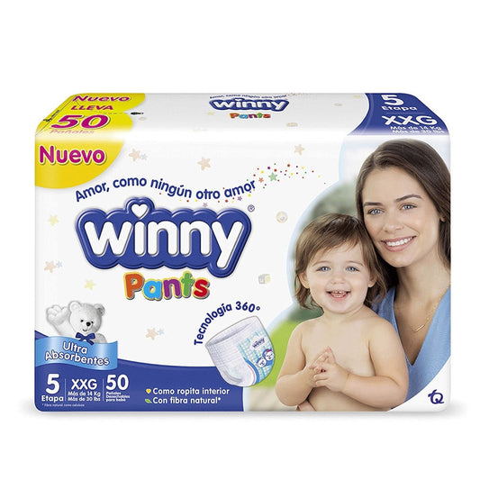 Pañal Winny Pants Etapa 5 50 Unidades