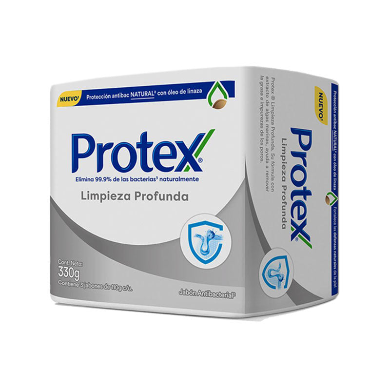 Jabon Protex 110 gr 3 Unidades Limpieza Profunda