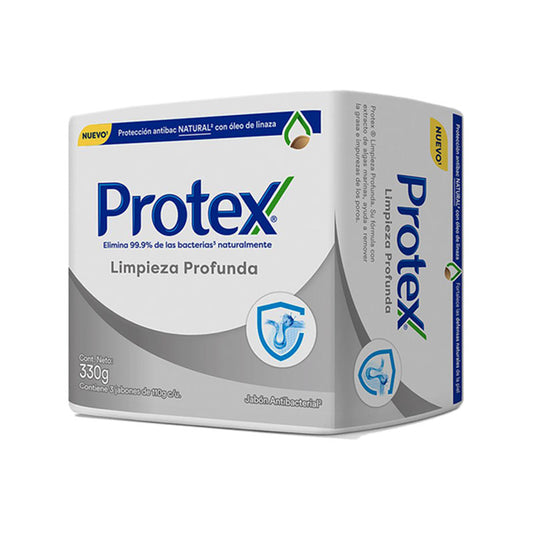 Jabon Protex 110 gr 3 Unidades Limpieza Profunda