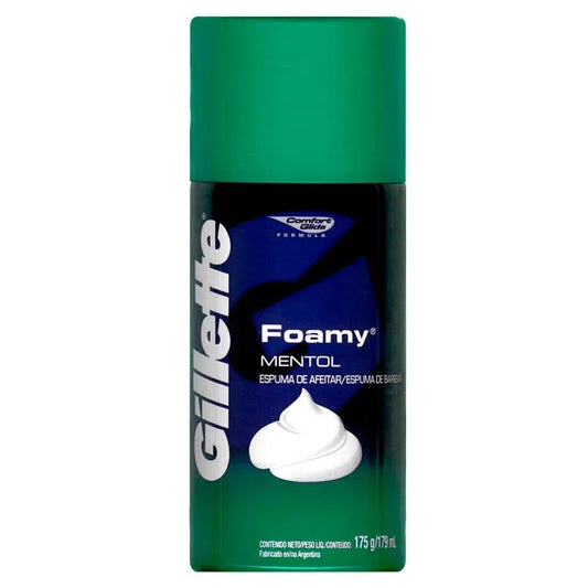 Espuma Para Afeitar Gillette 179 ml Mentol