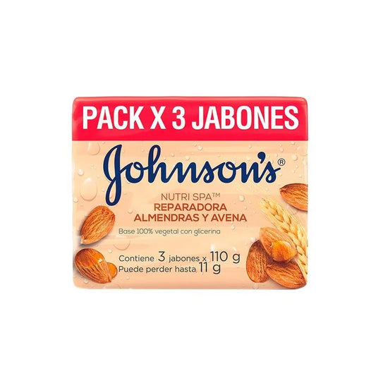 Jabon Jhonsons 110 gr x 3 Body Avena