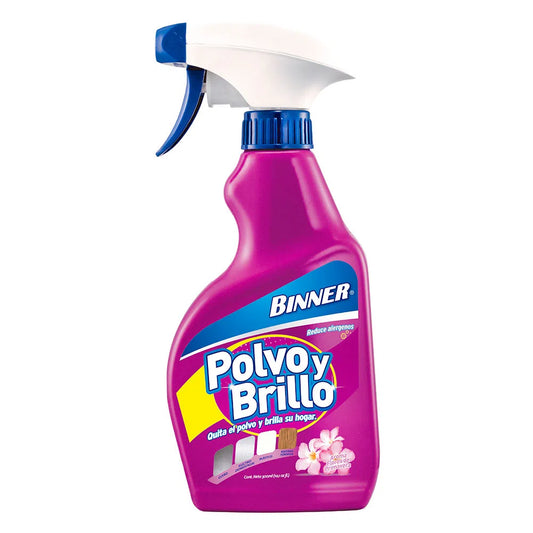 Polvo y Brillo Binner Spray 500ml Flores Primavera