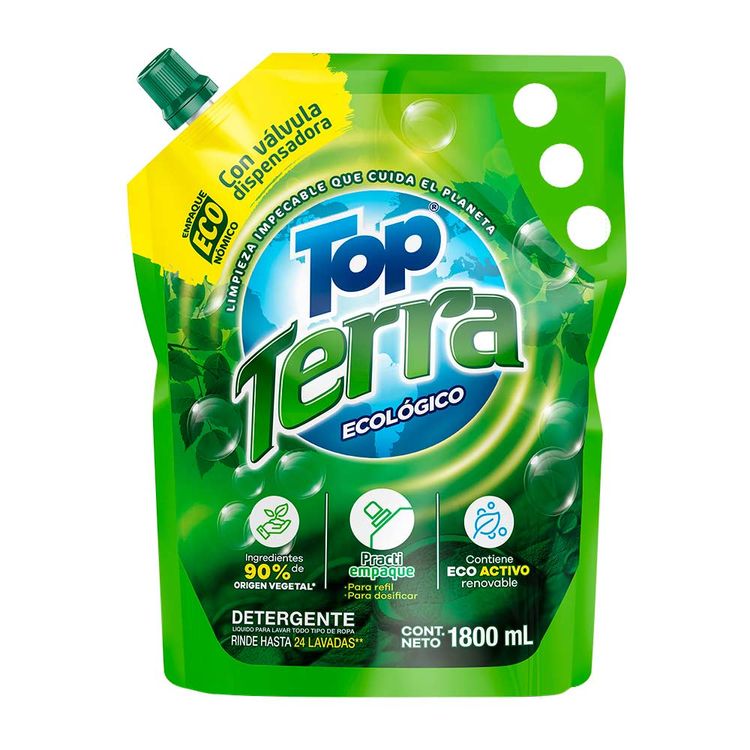 Detergente Liquido Top Terra 1800 ml Doypack