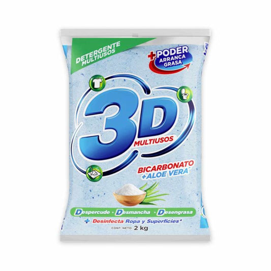 Detergente 3D 2000gr