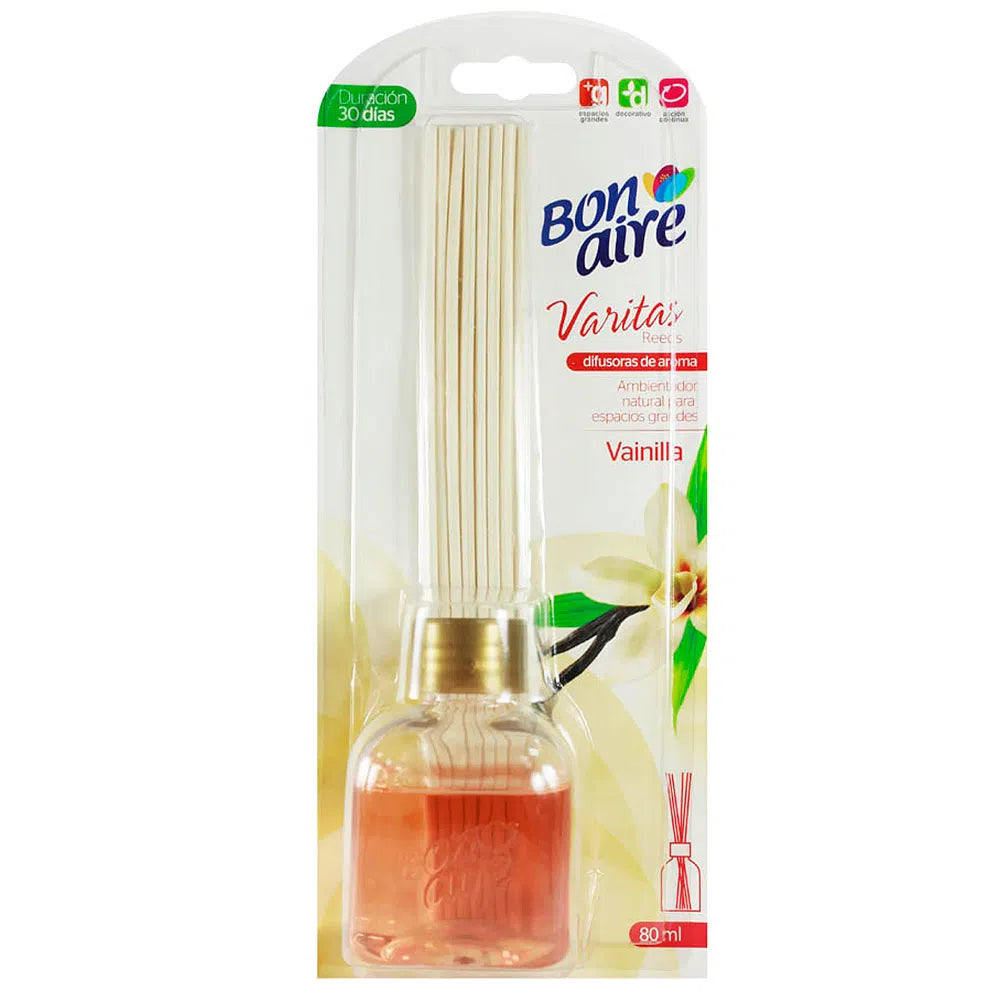 Ambientador Bonaire Varitas 80 ml Vainilla