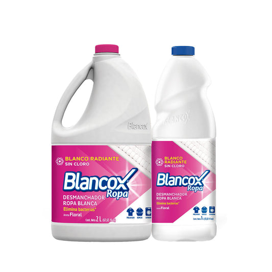 Desmanchador Blancox 2000 ml + 1000 ml Ropa Blanca Oferta