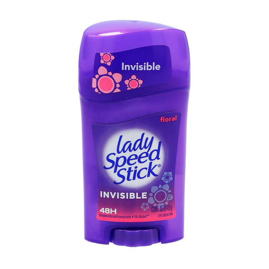 Desodorante Lady Speed Stick Barra 45 gr Invisible Floral
