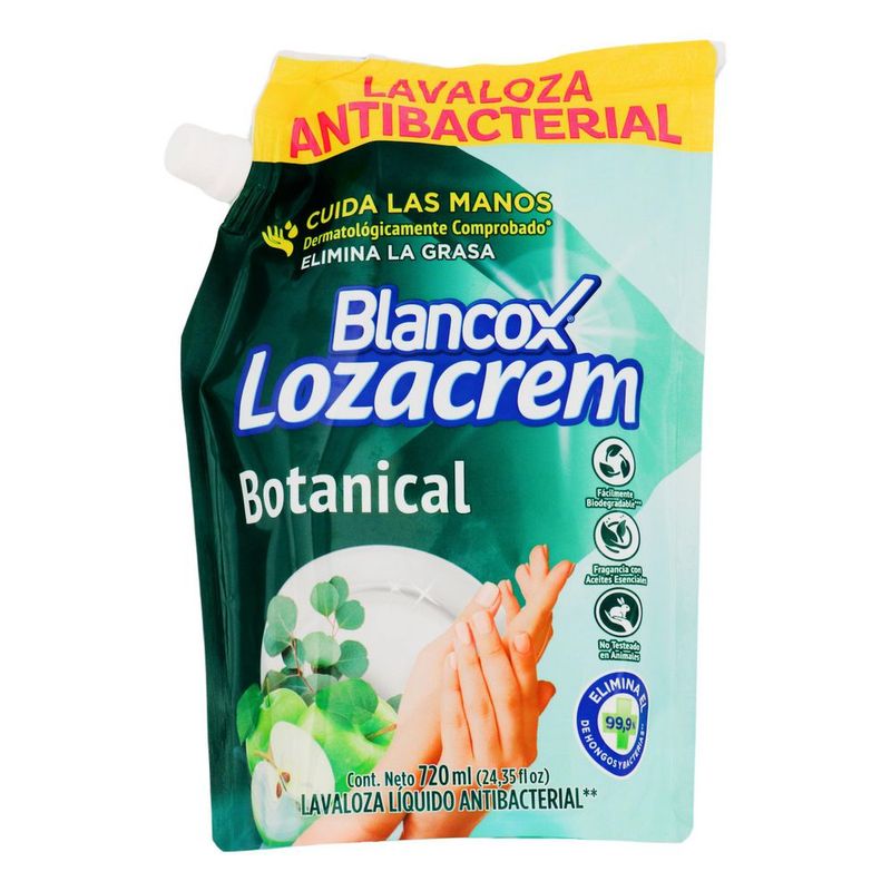 Lavaloza Liquido Lozacrem 720 ml Botanical