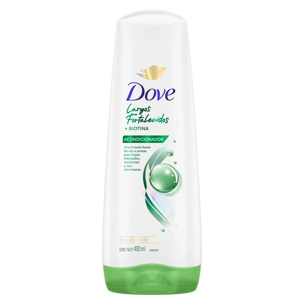 Acondicionador Dove 400 ml Largos Fortalecidos Biotina