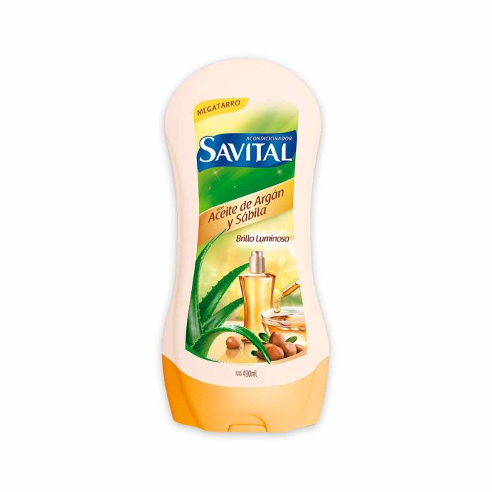 Acondicionador Savital 490 ml Aceite De Argan