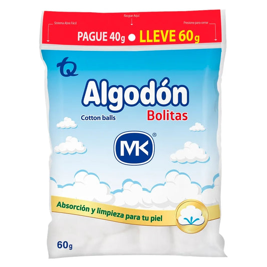 Algodon Pomos 60 grs Mk