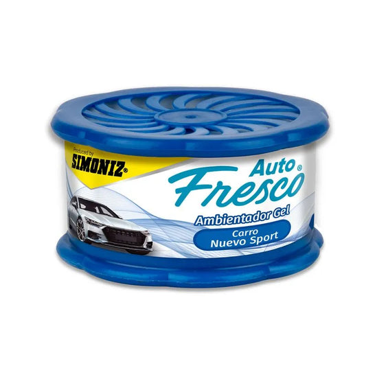 Ambientador Auto Fresco Simoniz Gel 80 gr Carro Nuevo Sport