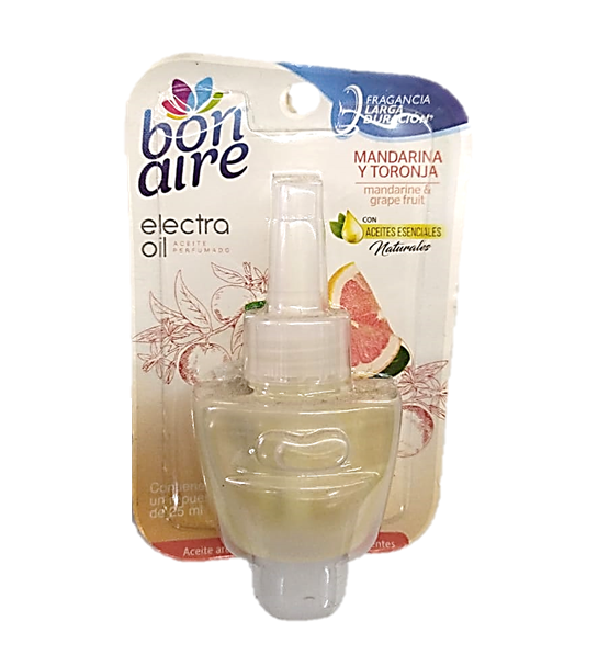 Ambientador Bon Aire Electrico 25 ml Repuesto Mandarina Toronja