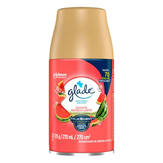 Ambientador Glade Automatico Repuesto 270 ml Sandia Edicion Limitada