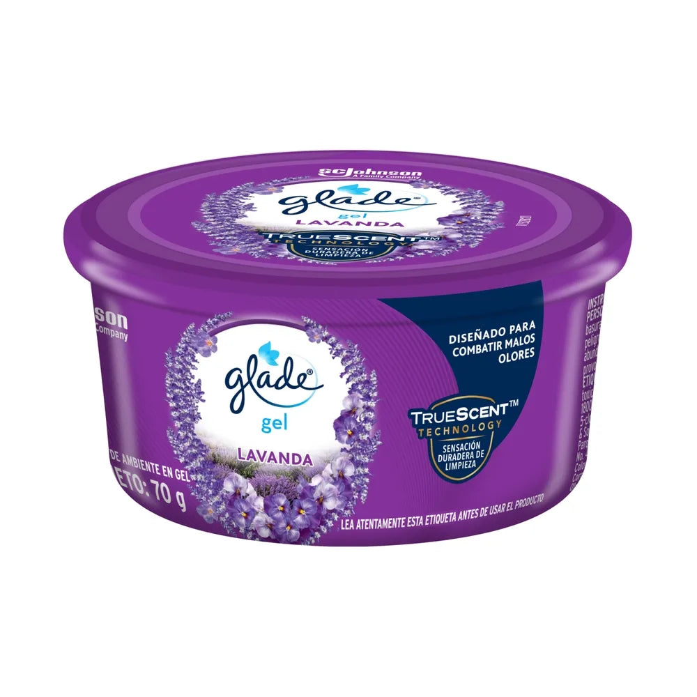 Ambientador Glade Gel 70gr Lavanda