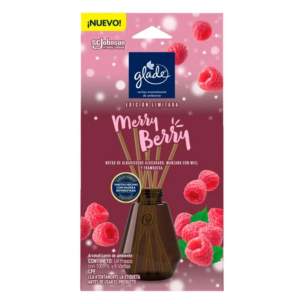 Ambientador Glade Varitas 100 ml Merry Berry